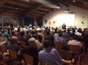 La riunione del Cantiere civico per la Provincia di Vicenza che si è svolta a Costabissara.