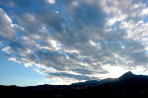 Il cielo sull'Altopiano di Asiago (foto di Lorenzo Brasco)