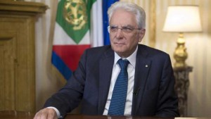 Il Presidente della Repubblica Sergio Mattarella