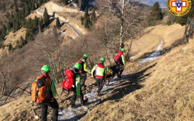 Frattura alla caviglia per un escursionista da Tonezza al passo della Vena