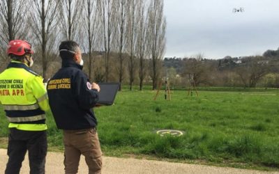 Coronavirus, a Vicenza anche un drone che insegue i runner discoli