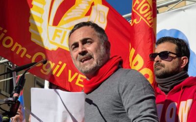 A Vicenza è primavera con De Palma (FIOM Cgil) all’assemblea unitaria dei metalmeccanici